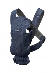 BABYBJORN MINI 3D Mesh - nosidełko, Ciemny Niebieski Nosidełka