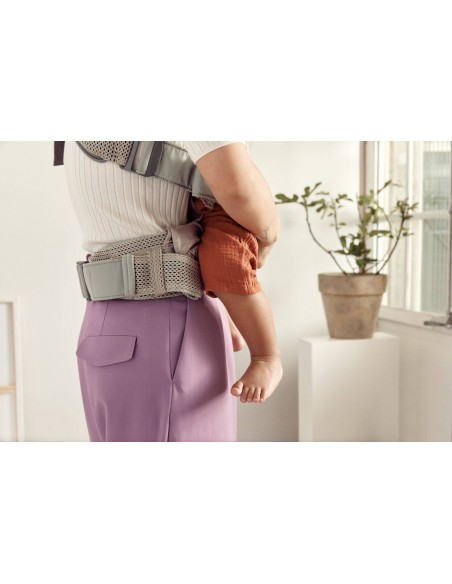 BABYBJORN ONE AIR 3D MESH - nosidełko, Szary Beż Nosidełka