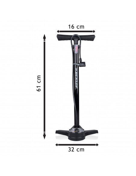 Dunlop pompka podłogowa z manometrem 12 bar Akcesoria rowerowe