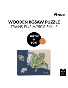 hauck Puzzle N Sort Turtle Zabawki 2