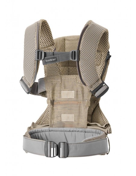 BABYBJORN ONE AIR 3D MESH - nosidełko, Szary Beż Nosidełka