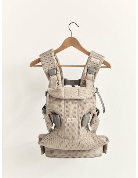 BABYBJORN ONE AIR 3D MESH - nosidełko, Szary Beż Nosidełka