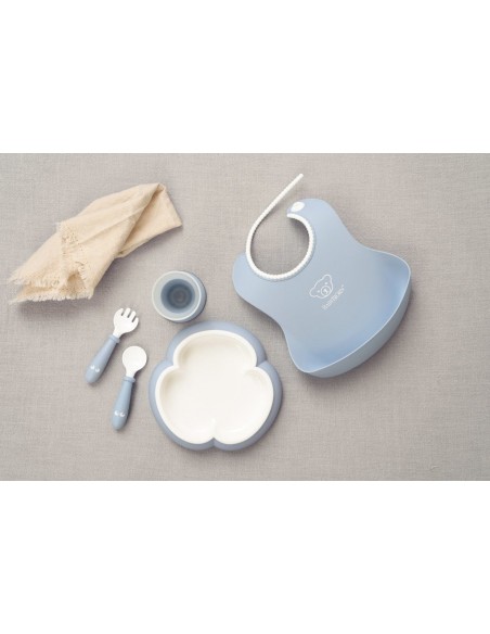 BABYBJORN - Zestaw obiadowy - Powder Blue