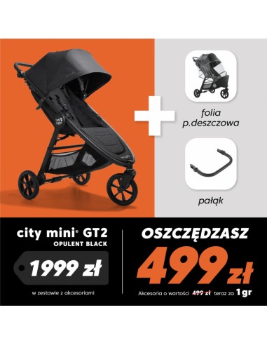 BBJ WOZEK CITY MINI GT2 PROMO FOLIA PALAK O.BLAC