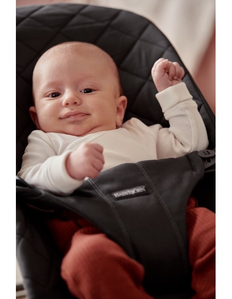 Babybjorn - Leżaczek Bliss Woven, Czarny