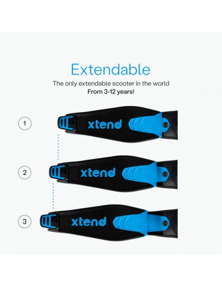 Smartrike - Hulajnoga 3W1 Xtend Scooter - Blue
