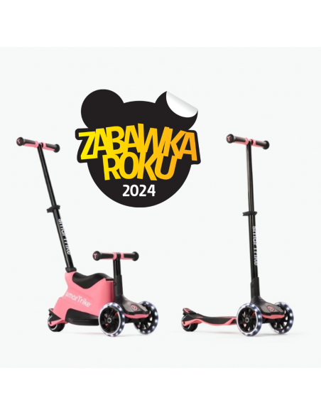 Smartrike - Hulajnoga 4W1 Xtend Scooter + Ride-On - Salmon Pink