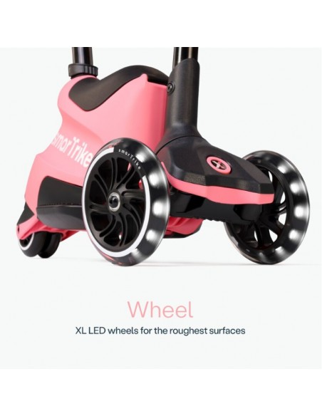 Smartrike - Hulajnoga 4W1 Xtend Scooter + Ride-On - Salmon Pink