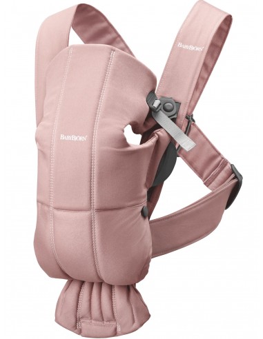 Babybjorn Mini Woven – Nosidełko, Zgaszony Róż