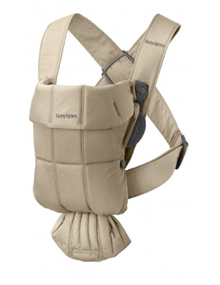 Babybjorn Mini Woven – Nosidełko, Beżowe