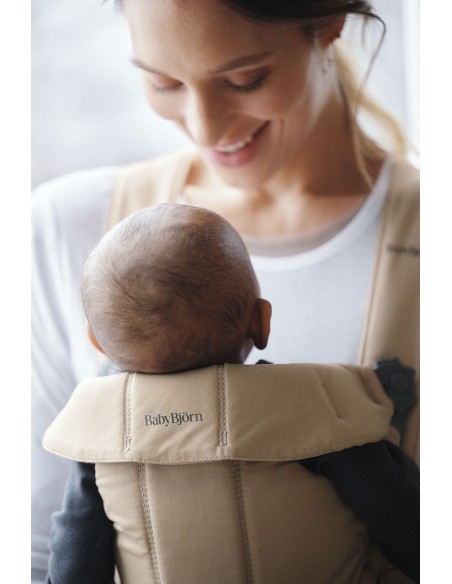 Babybjorn Mini Woven – Nosidełko, Beżowe