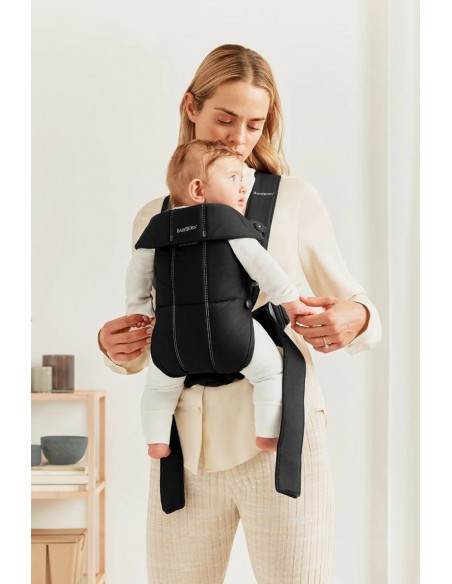 Babybjorn Mini Woven – Nosidełko, Czarny