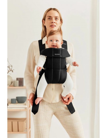 Babybjorn Mini Woven – Nosidełko, Czarny