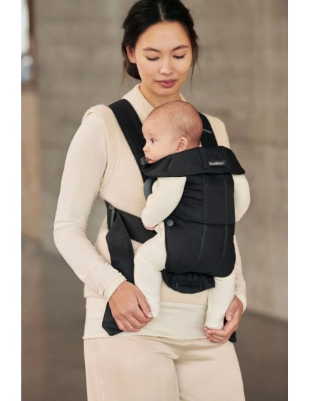 Babybjorn Mini Woven – Nosidełko, Czarny