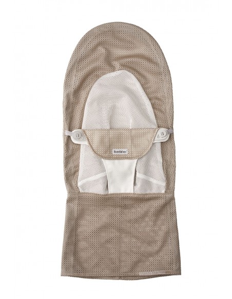 Babybjorn - Poszycie Do Leżaczka Balance Soft Szary Beż/biały, Mesh