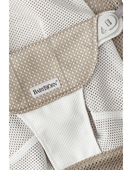 Babybjorn - Poszycie Do Leżaczka Balance Soft Szary Beż/biały, Mesh