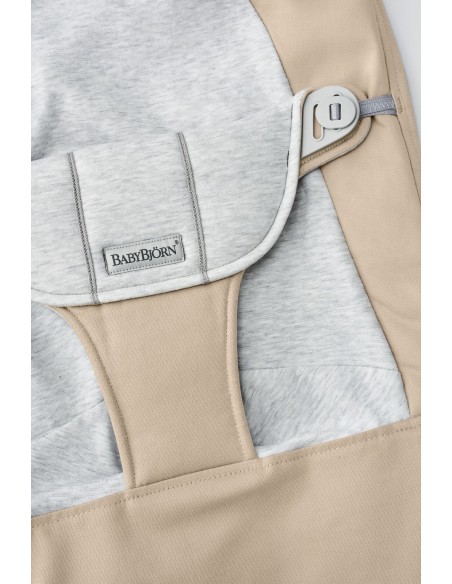 Babybjorn - Poszycie Do Leżaczka Balance Soft, Woven/jersey, Beż/szary