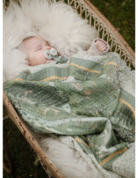 Elodie Details - Kocyk Soft Cotton Blanket - Owl & Willow