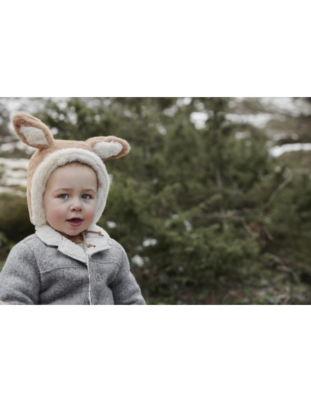 Elodie Details - Czapka Winter Bonnet - Bunny Darling - 6-12 M-Cy