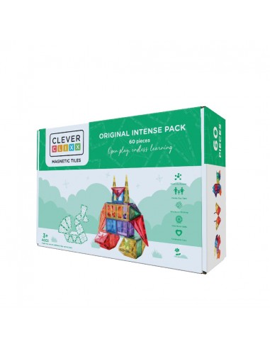 Cleverclixx - Klocki Magnetyczne Original Intense Pack - 60 El.