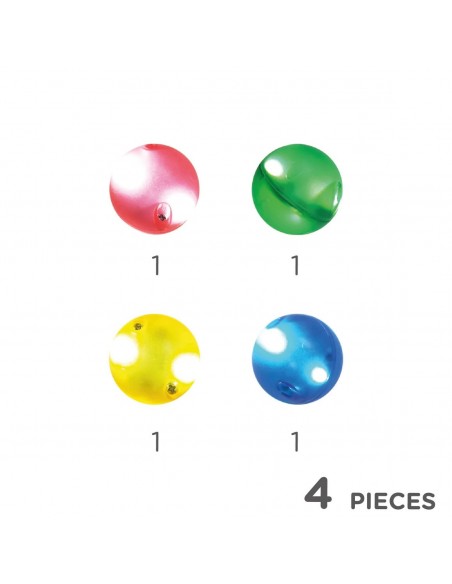 Cleverclixx - Klocki Magnetyczne Balls Pack Dazzling Lights - 4 El.