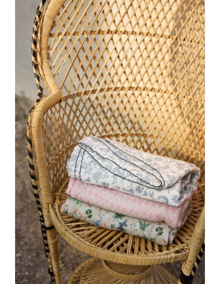 Elodie Details - Kocyk Soft Cotton Blanket - Garden Leo Toile